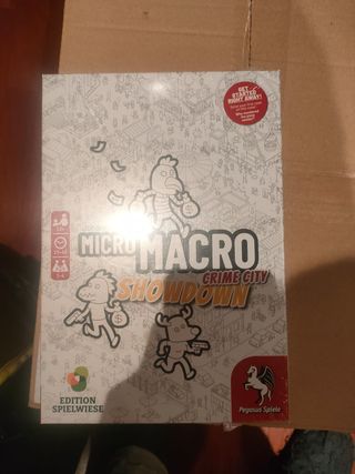 MicroMacro Crime City Showdown Jogo Tabuleiro