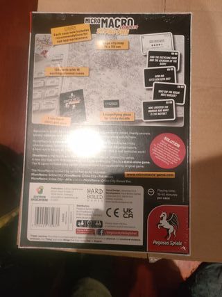 MicroMacro Crime City Showdown Jogo Tabuleiro