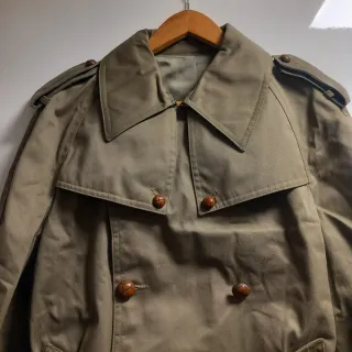 Gabardina militar verde