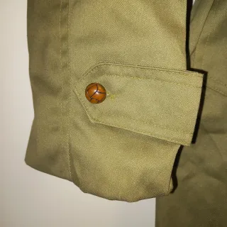 Gabardina militar verde