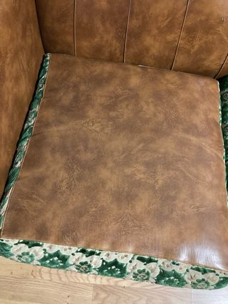 Sofá Chester Vintage Marrón y Verde