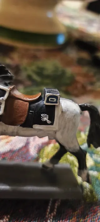 Miniatura vintage di Cavallo da collezione in Meta
