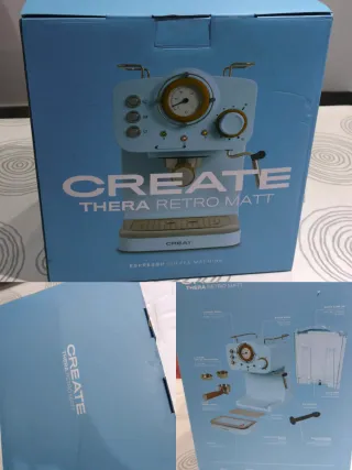 Cafetera Espresso Create Thera Retro Matt