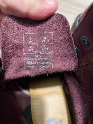 Botas Dr. Martens Rojas