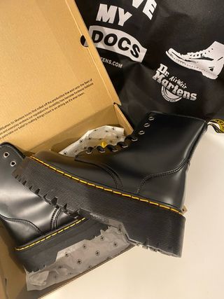 Botas Dr. Martens Negras Plataforma