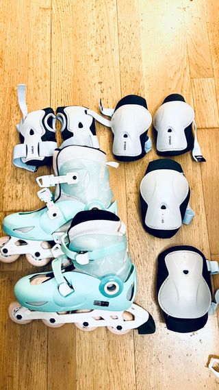 Patines Oxelo Talla 34-36 + Protecciones