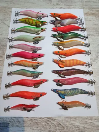 Lote Jibioneras Pesca Calamar