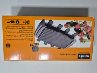 Placa Raclette Reversible para Fondues