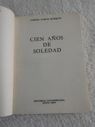 Cien Años de Soledad  Gabriel García Márquez 1973