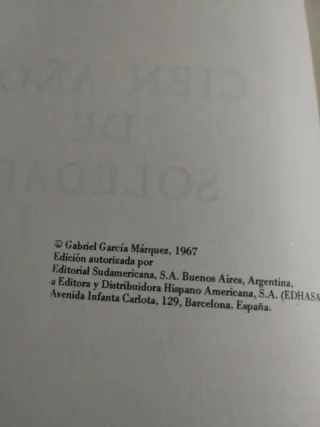 Cien Años de Soledad  Gabriel García Márquez 1973