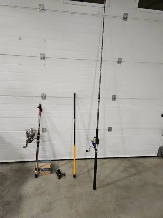 Kit pesca iniciación cañas y carretes