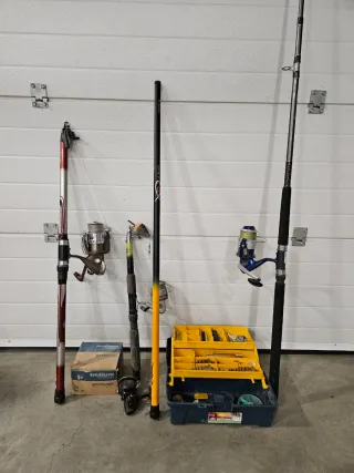 Kit pesca iniciación cañas y carretes