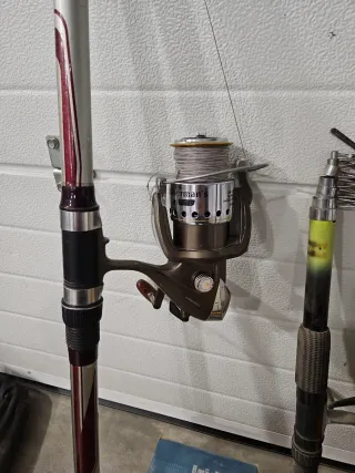 Kit pesca iniciación cañas y carretes