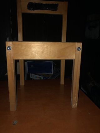 Silla infantil madera