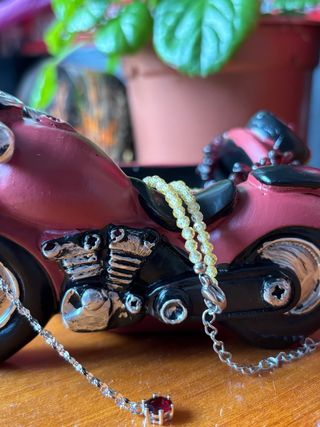 Cenicero moto vintage