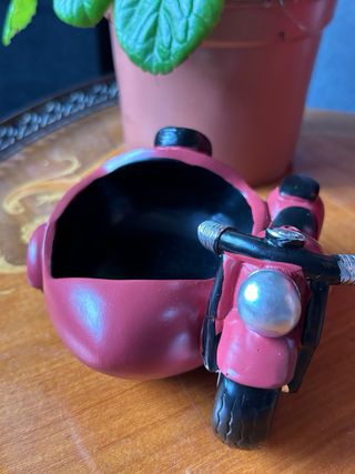 Cenicero moto vintage