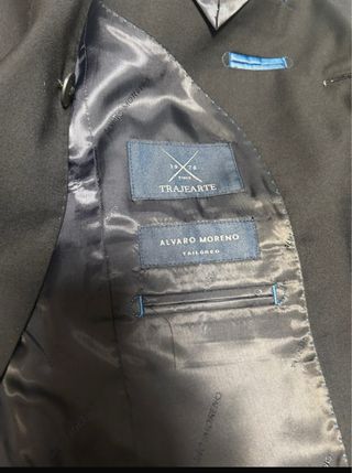 Traje de chaqueta Álvaro Moreno Azul Marino Twill