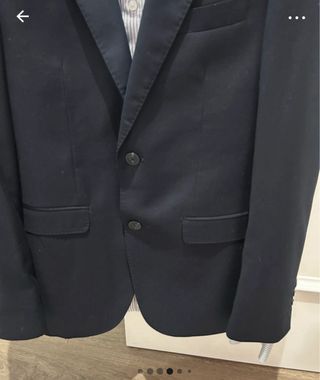 Traje de chaqueta Álvaro Moreno Azul Marino Twill