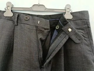 Traje de lana hombre gris