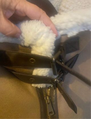 Chaleco Zara forrado efecto piel