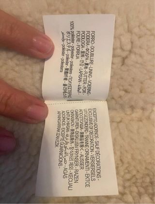 Chaleco Zara forrado efecto piel