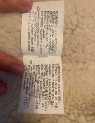 Chaleco Zara forrado efecto piel