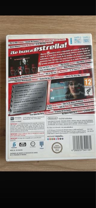 La Voz Wii Karaoke Micrófono