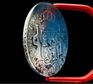 1807 ESPAÑA ~ 8 REALES PLATA. REY CARLOS IIII ~ MX