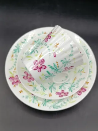 Trío taza de té porcelana Lomonosov