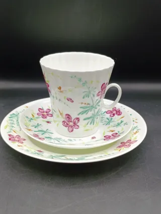 Trío taza de té porcelana Lomonosov
