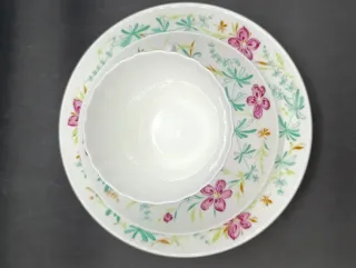 Trío taza de té porcelana Lomonosov