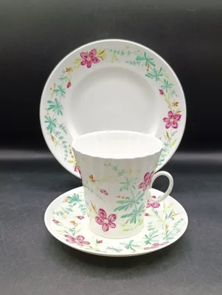 Trío taza de té porcelana Lomonosov