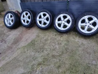 5 Llantas + Neumáticos Hyundai Sonata 225/50 R17