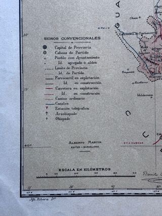 Mapa antiguo Huesca 1901