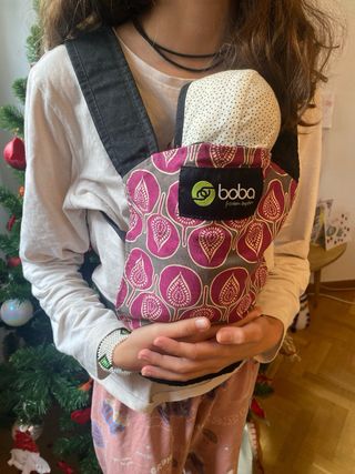 Mochila Portabebés Juguete Boba