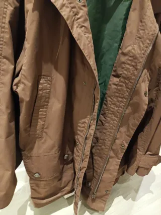 Parka acolchada verde chico