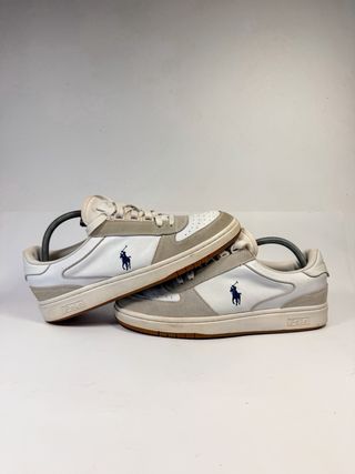 Tênis Polo Ralph Lauren Court Couro/Camurça 41