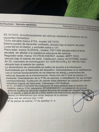 Volkswagen Transporter T5 2012 camper