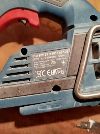 Sierra sable bosch professional 18v a bateria