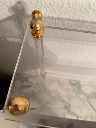 Estantería acrílico transparente 3 baldas