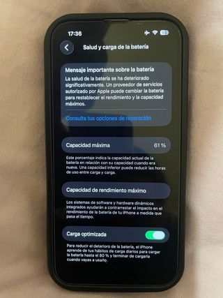 iPhone 13 128 GB Blanco, tiene un problema