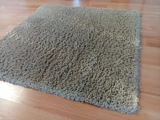 2 Alfombras Beige/Gris Poliéster