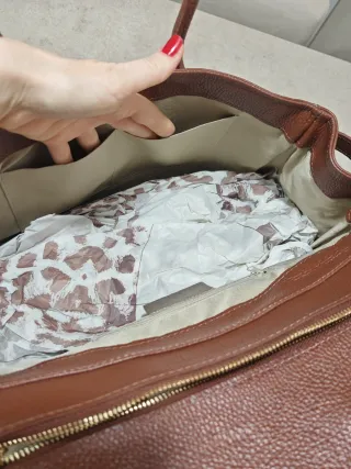 Borsa in pelle con tracolla