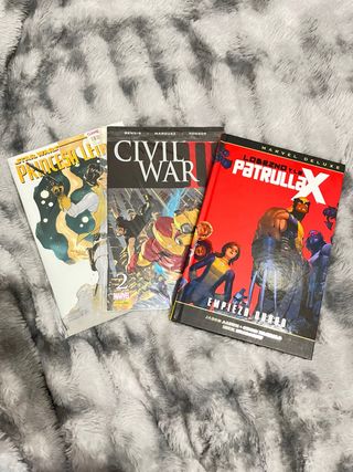 Pack comic MARVEL Lobezno Patrulla-X STAR WARS