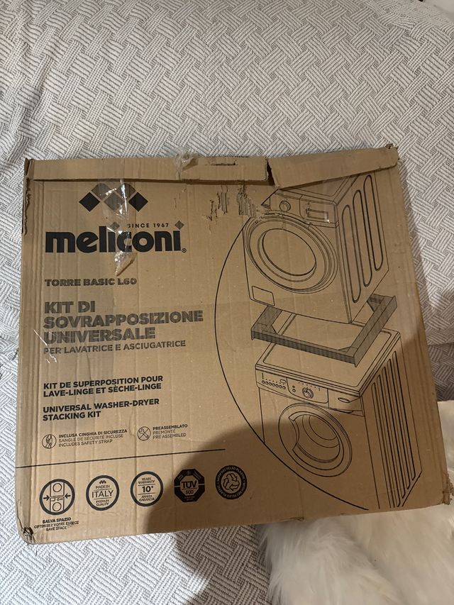 Kit Unión Lavadora Secadora Meliconi