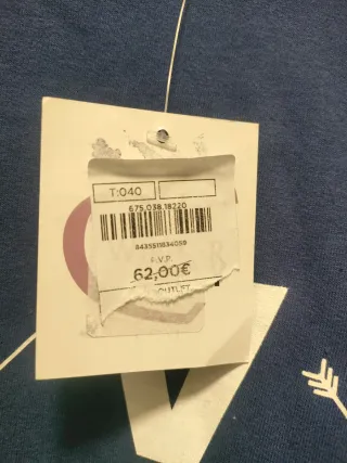 Pijama Mujer Talla M Azul Estampado Flechas