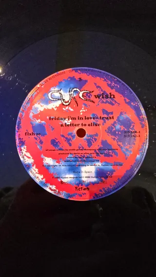 Vinilo The Cure - Wish PRIMERA EDICIÓN