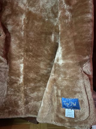 Abrigo Top Piel Beige/Marrón