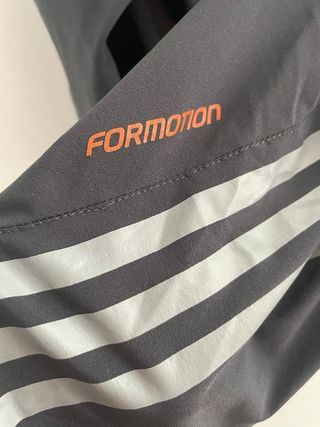 Chaqueta cortavientos Adidas L gris/naranja