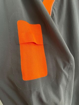Chaqueta cortavientos Adidas L gris/naranja